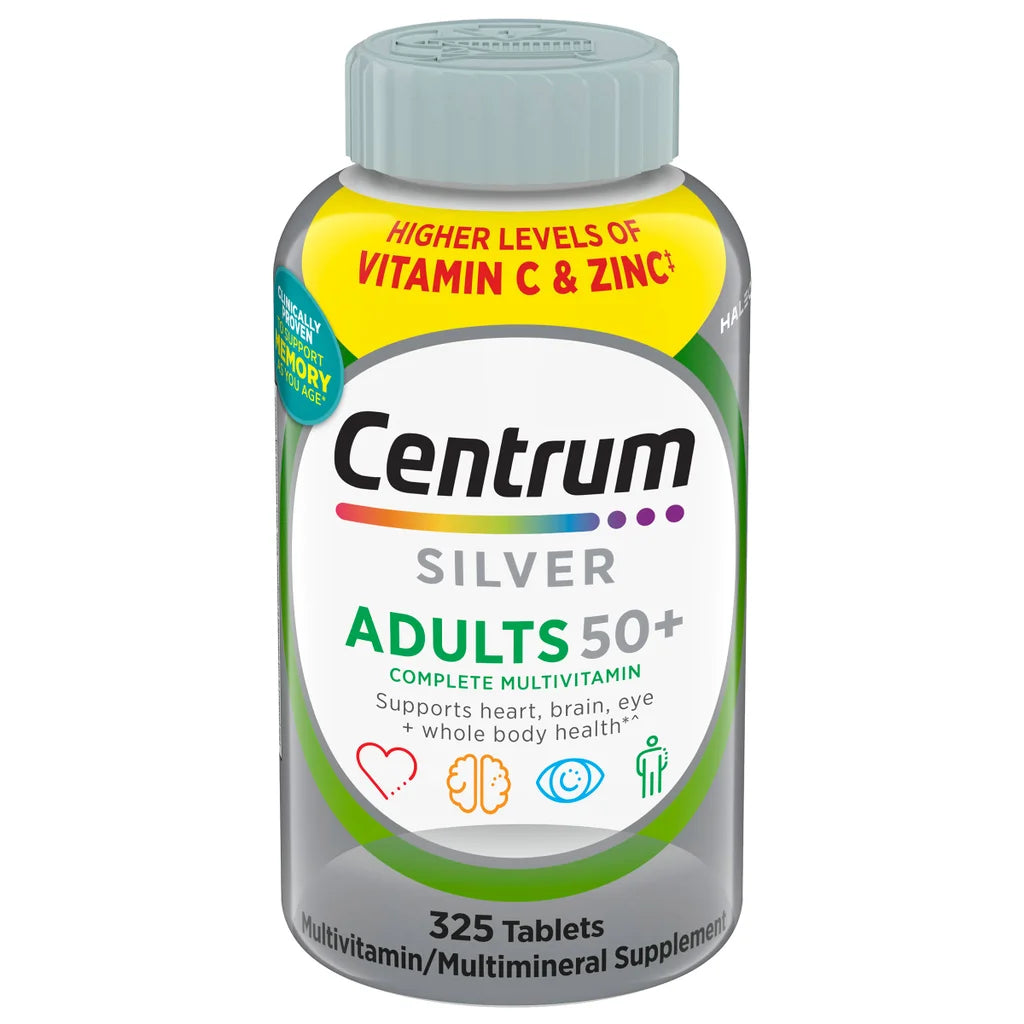 Centrum Silver Adults 50+ Multivitamin, 325 Tablets