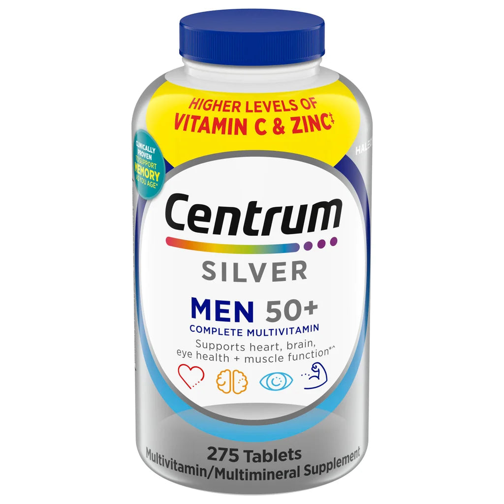Centrum Silver Men's 50+ Multivitamin, 275 Tablets