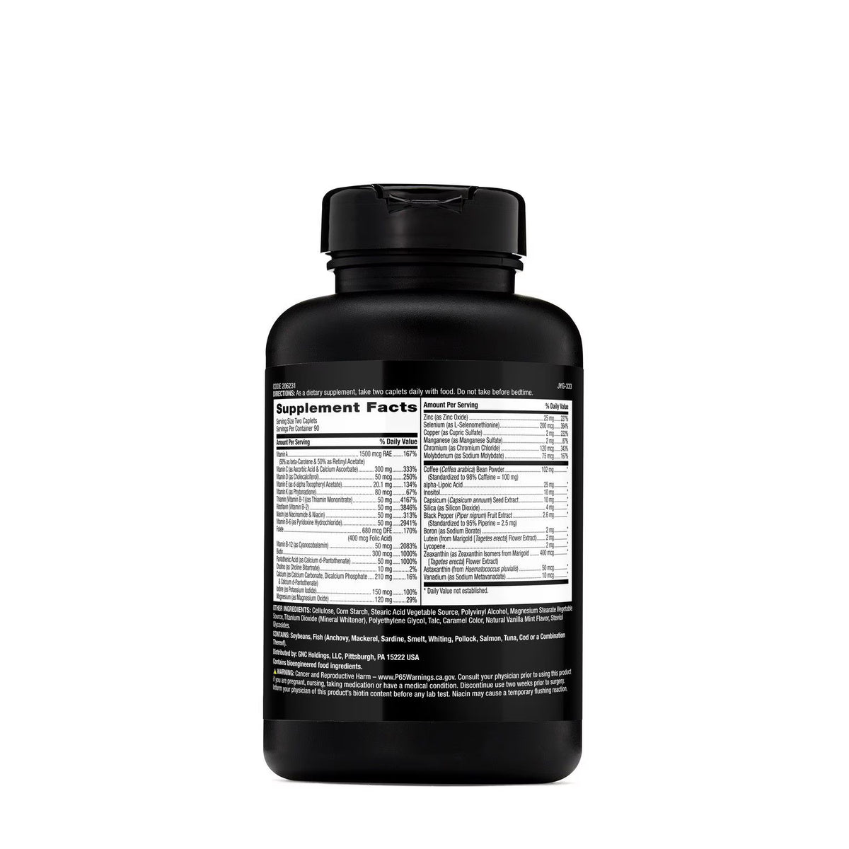 GNC Mega Men Energy and Metabolism Multivitamin Caplets, 180 ct.