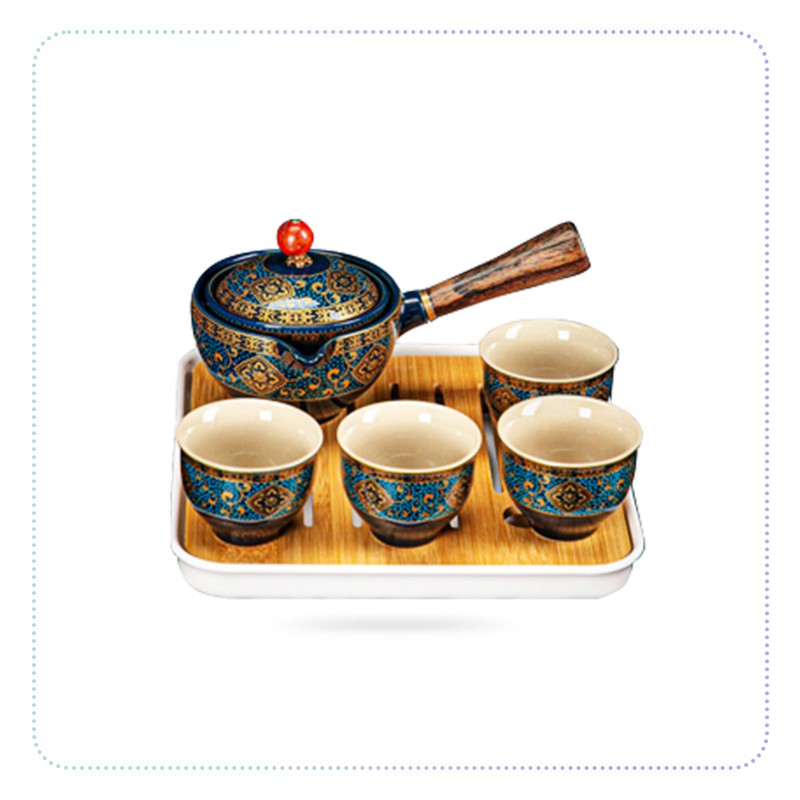 Chinese Tea Set-လက်ဖက်ရည်ကြမ်းသောက် ကြွေပန်းကန် Set