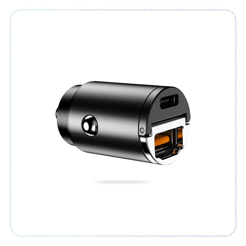 Mini USB Car Adapter-ကားသုံး ဘက်ထရီကြားခံတုံး