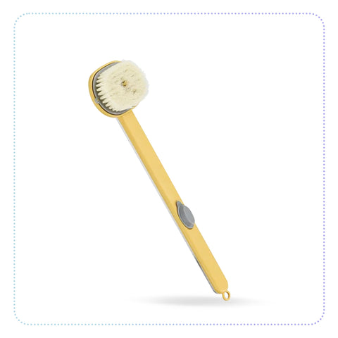Long Handle Bath Brush- ဆပ်ပြာဆီထည့် ကျောတိုက်တံ