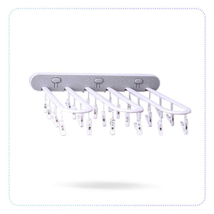 Heavy Duty Drip Drying Clips Rack-နံရံကပ် ကလစ်စင်