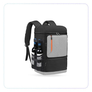 Large Capacity insulated thermal bag camping cooler backpack - အပူ/အအေးခံ မုန့်ထည့်ကျောပိုးအိတ်