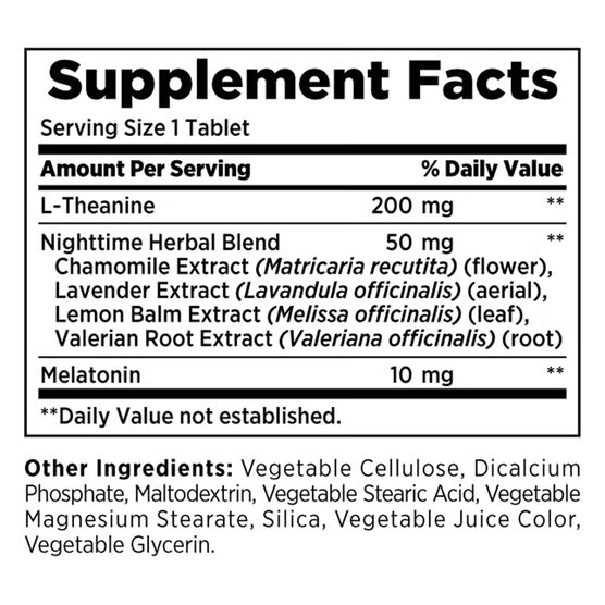 Nature's Bounty Sleep3 10 mg. Melatonin, 120 Tablets