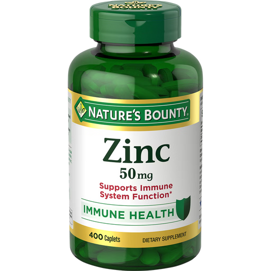 Nature's Bounty Zinc, 50 mg, 400 ct