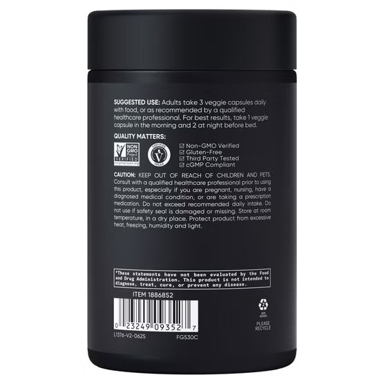 Sports Research Magtein Magnesium L-Threonate, 2000 mg, 135 Veggie Capsules