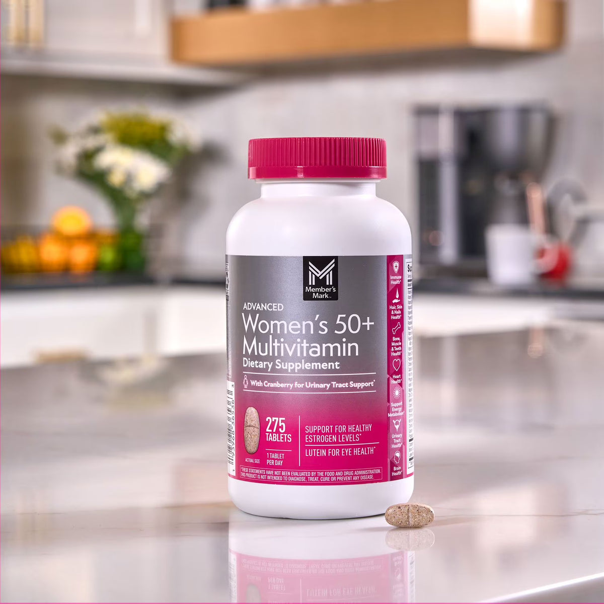 Member's Mark Advanced Women's 50+ Multivitamin Tablets, 275 ct.