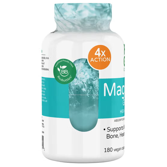 FEELGOOD Magnesium Glycinate, 180 Vegan Capsules