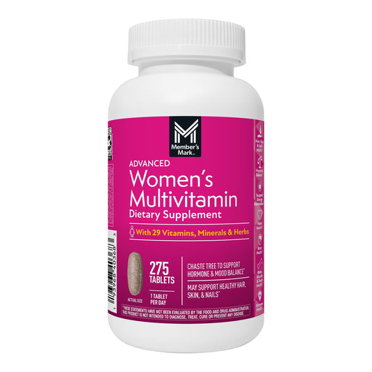 Member's Mark Advanced Women's Multivitamin Tablets, 275 ct.