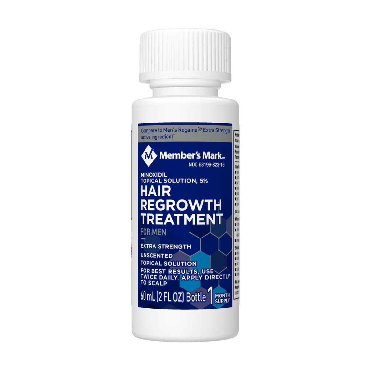 Member's Mark Minoxidil 5%, Hair Regrowth Treatment for Men, 2 fl. oz., 1-Pack