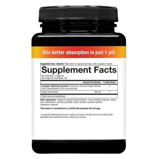 youtheory Total Body Turmeric, 90 Vegetarian Capsules