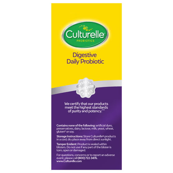 Culturelle Digestive Health Probiotic, 80 Vegetarian Capsules