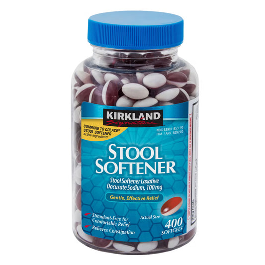 Kirkland Signature Stool Softener, 100 mg, 400 Softgels