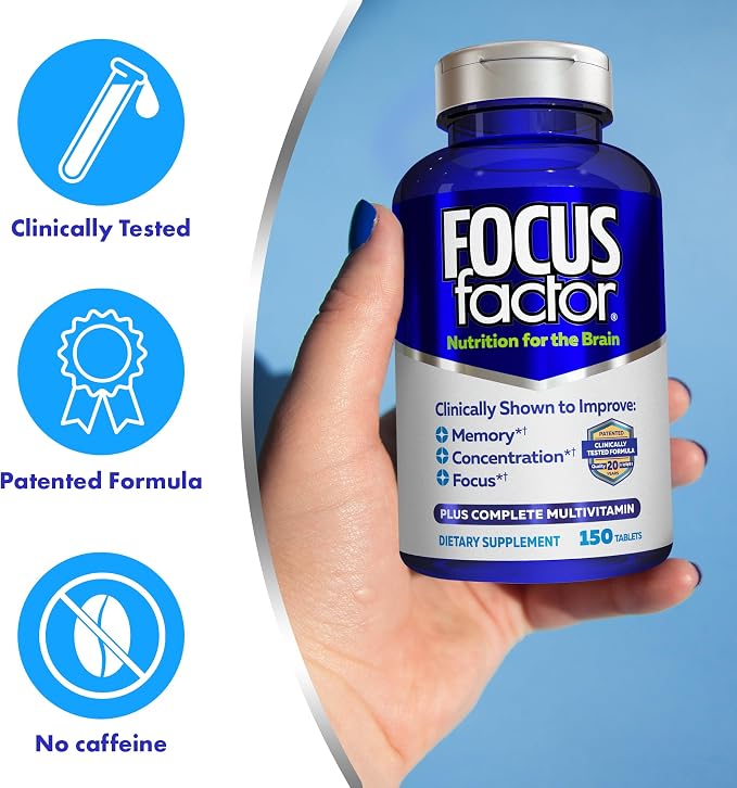 FOCUSfactor Nutrition For The Brain Dietary, 180 Tablets
