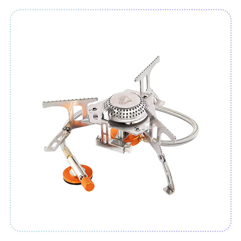 Widesea Outdoor Camping Gas Stove Strong Fire Heater Tourism Cooking Survival Furnace Supplies Picnic Equipment-လက်ကိုင် ဂတ်စ်မီးဖိုသေး