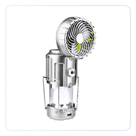 6 In 1 LED Lamp With Fan-3 မျိုးသုံးမီးအိမ်