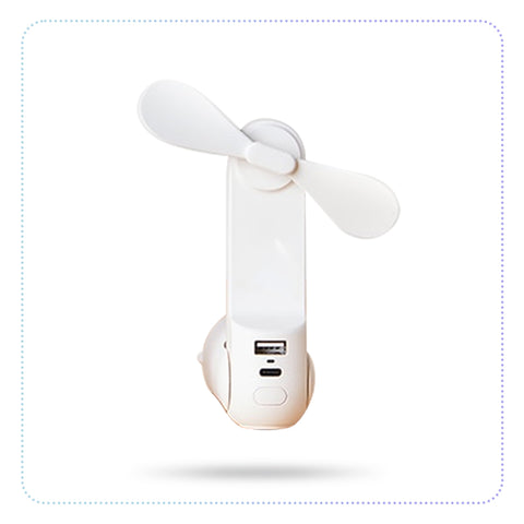 Handheld Mini Ventilator Fan-3 မျိုးသုံး ခေါက်ပန်ကာ