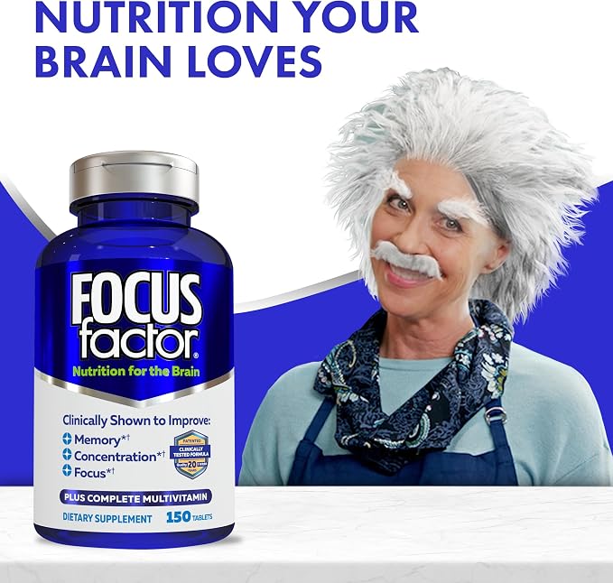 FOCUSfactor Nutrition For The Brain Dietary, 180 Tablets