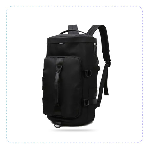 Custom Logo Multi-functional Large Capacity Travel Sport Bags for Women Men Gym Bags Backpack with Shoe Compartment Wet Pocket-ရေစိုခံ လွယ်/ကိုင်သုံး ခရီးဆောင်အိတ်