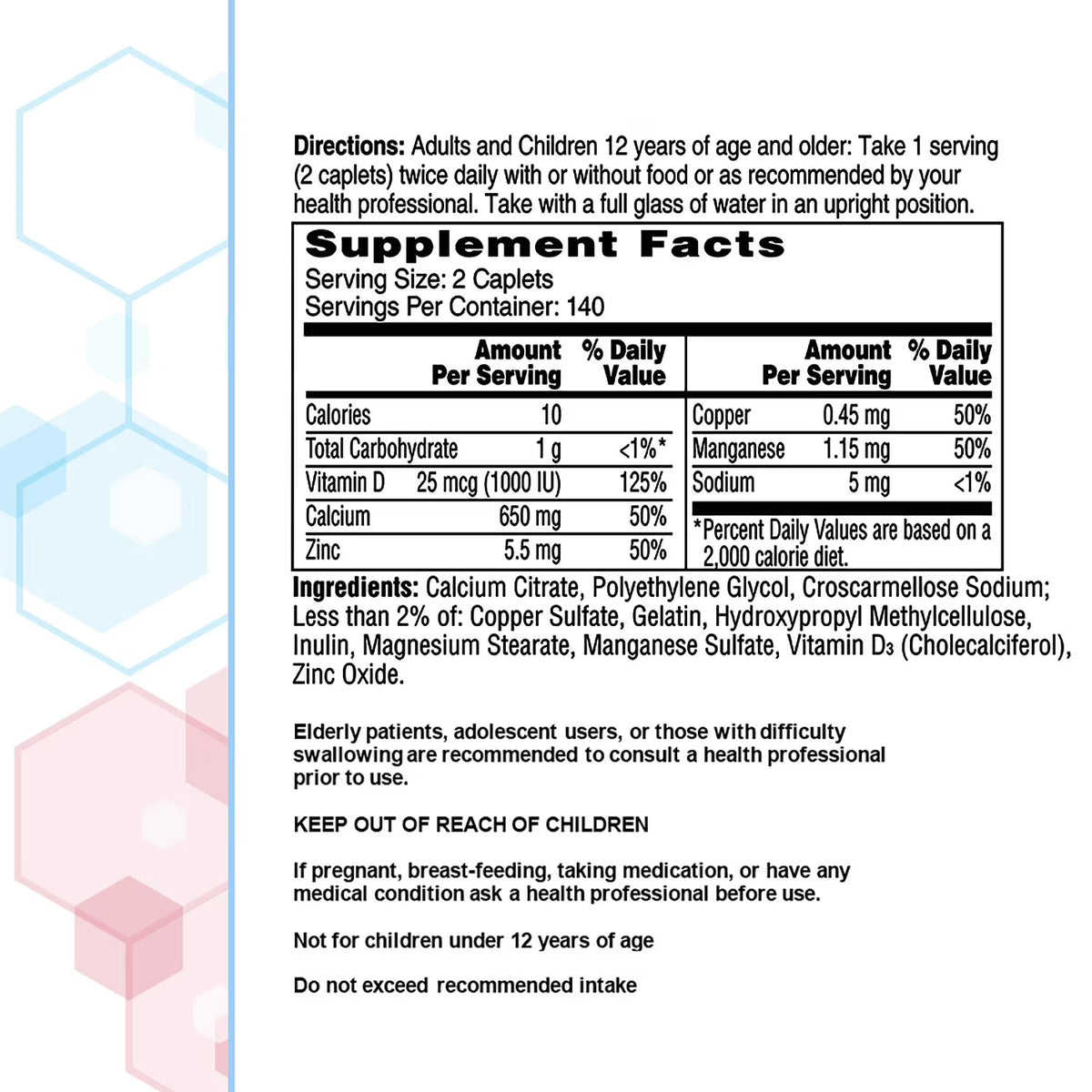 Citracal Maximum Plus, Calcium Citrate +Vitamin D3 Supplement Tablets, 280 ct.