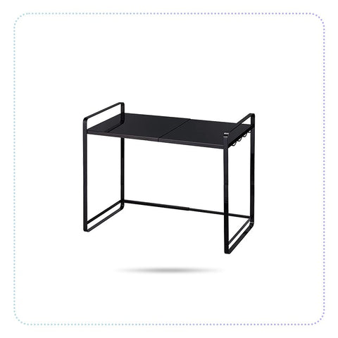 Expandable Shelf Cabinet Organizer-ဆွဲဆန့်လွယ် 1 ထပ်စင်