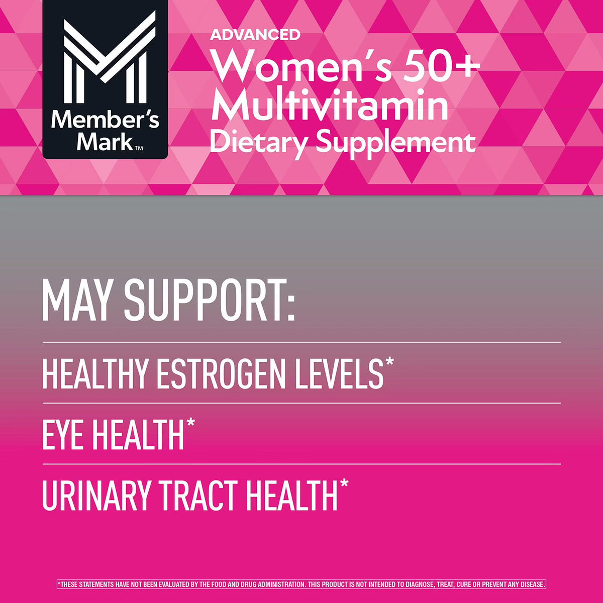 Member's Mark Advanced Women's 50+ Multivitamin Tablets, 275 ct.