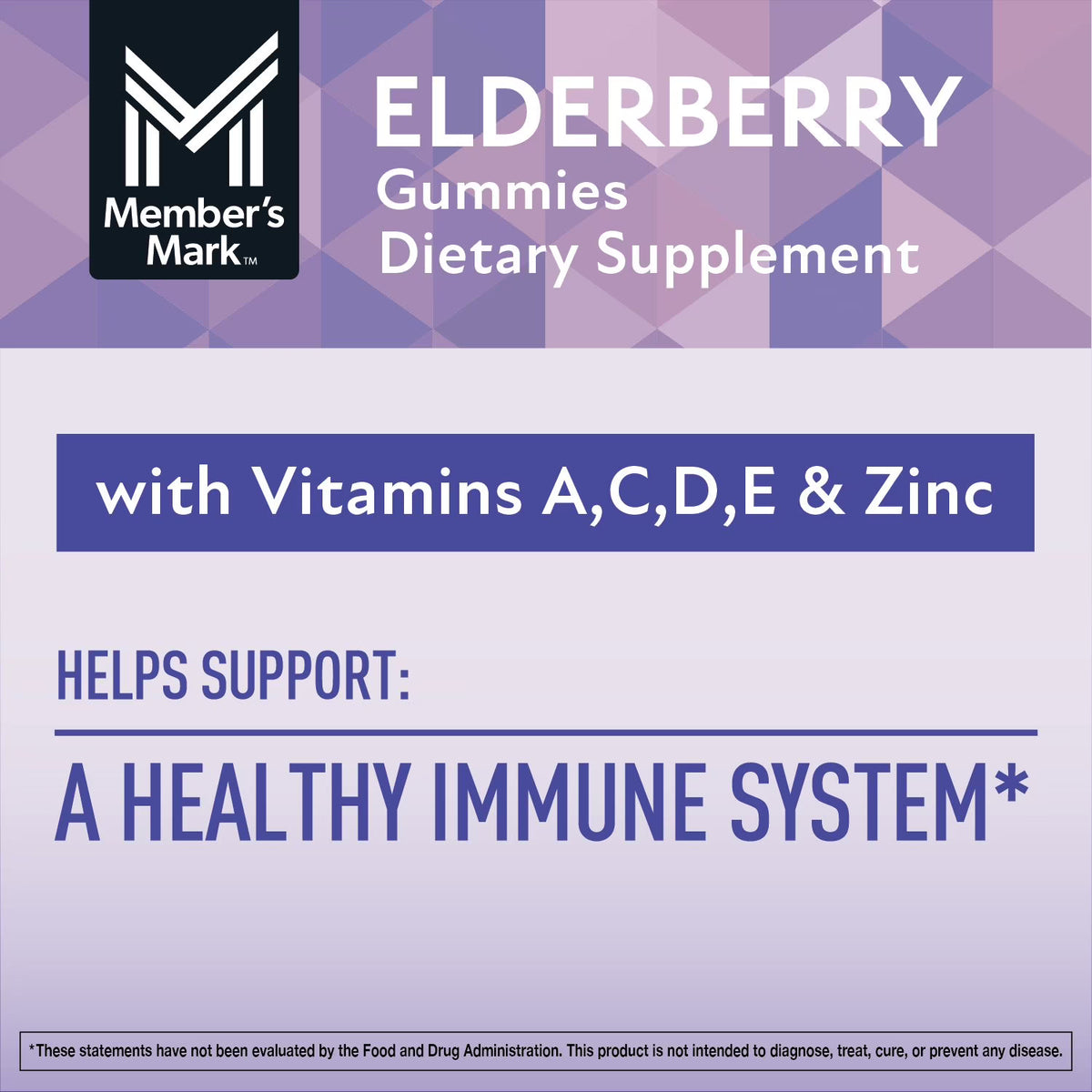 Member's Mark Elderberry Immune Health Gummies, 150 ct.