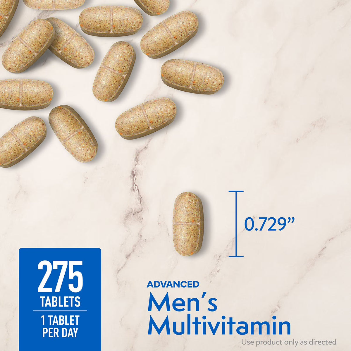 Member's Mark Advanced Men's Multivitamin Tablets, 275 ct.