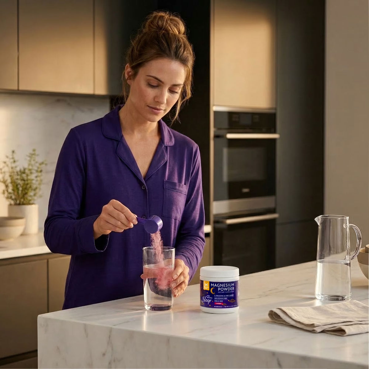 Member's Mark L-Theanine & Tart Cherry Magnesium Sleep Powder Supplement