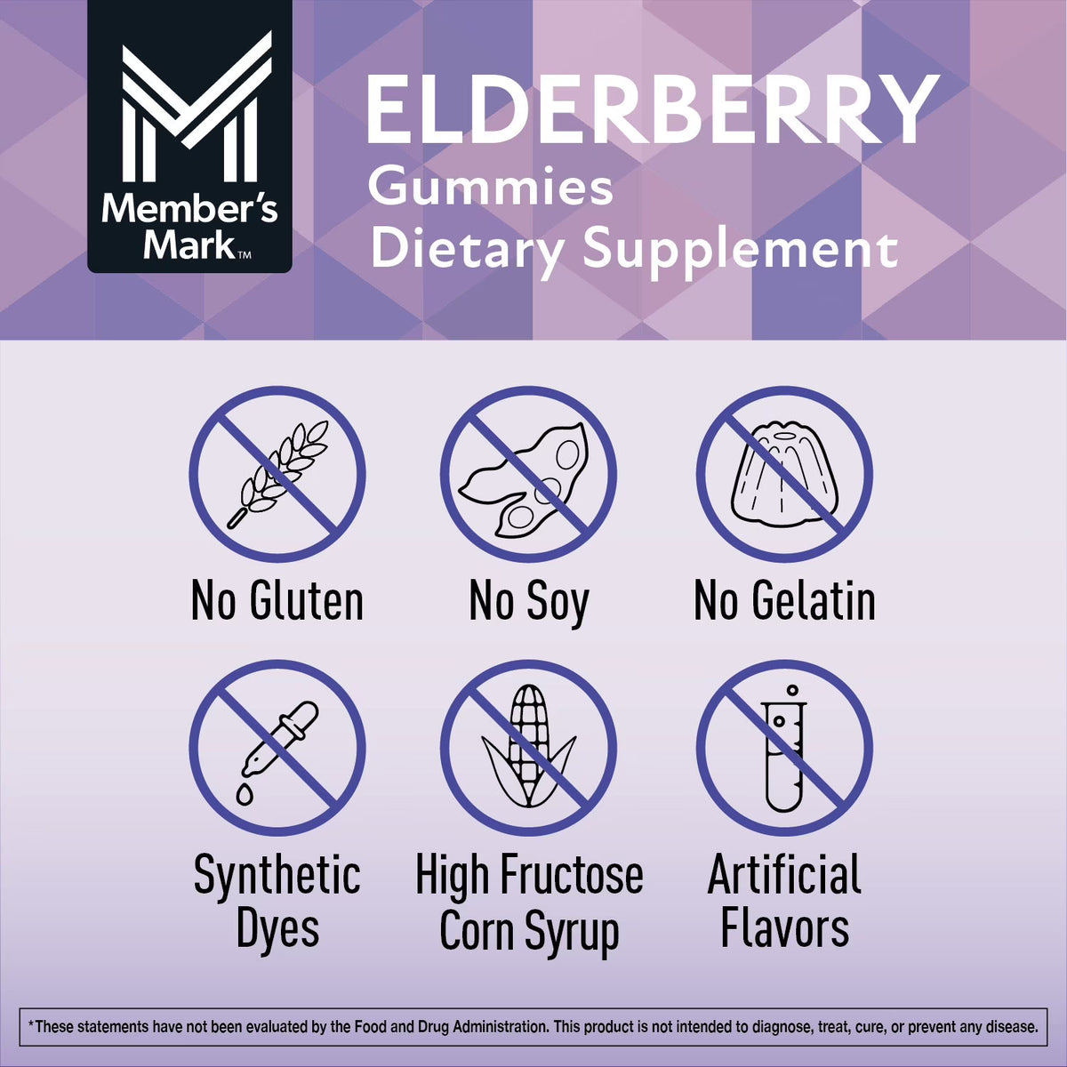 Member's Mark Elderberry Immune Health Gummies, 150 ct.
