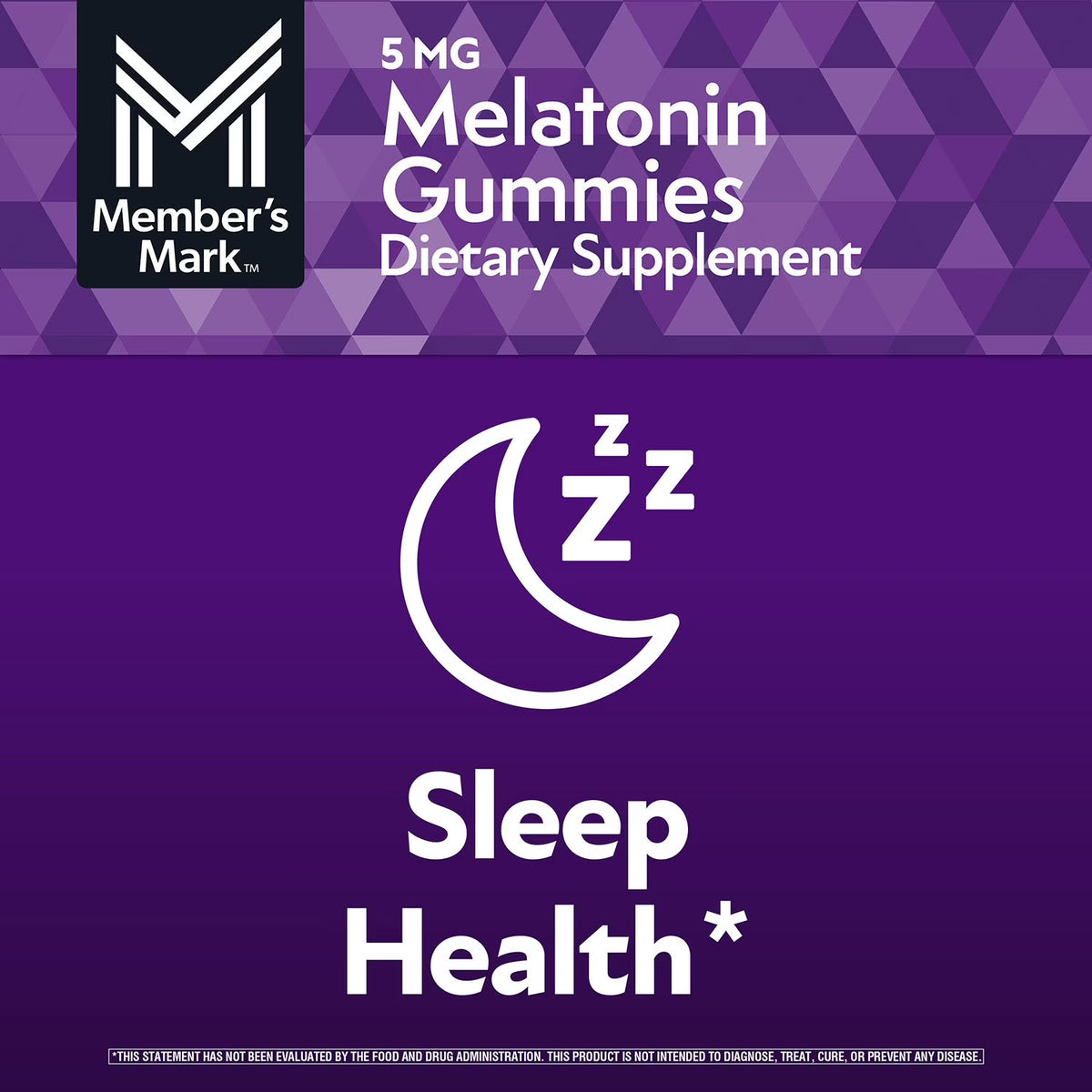 Member's Mark Melatonin Gummies, 5 mg, Strawberry, 200 ct.