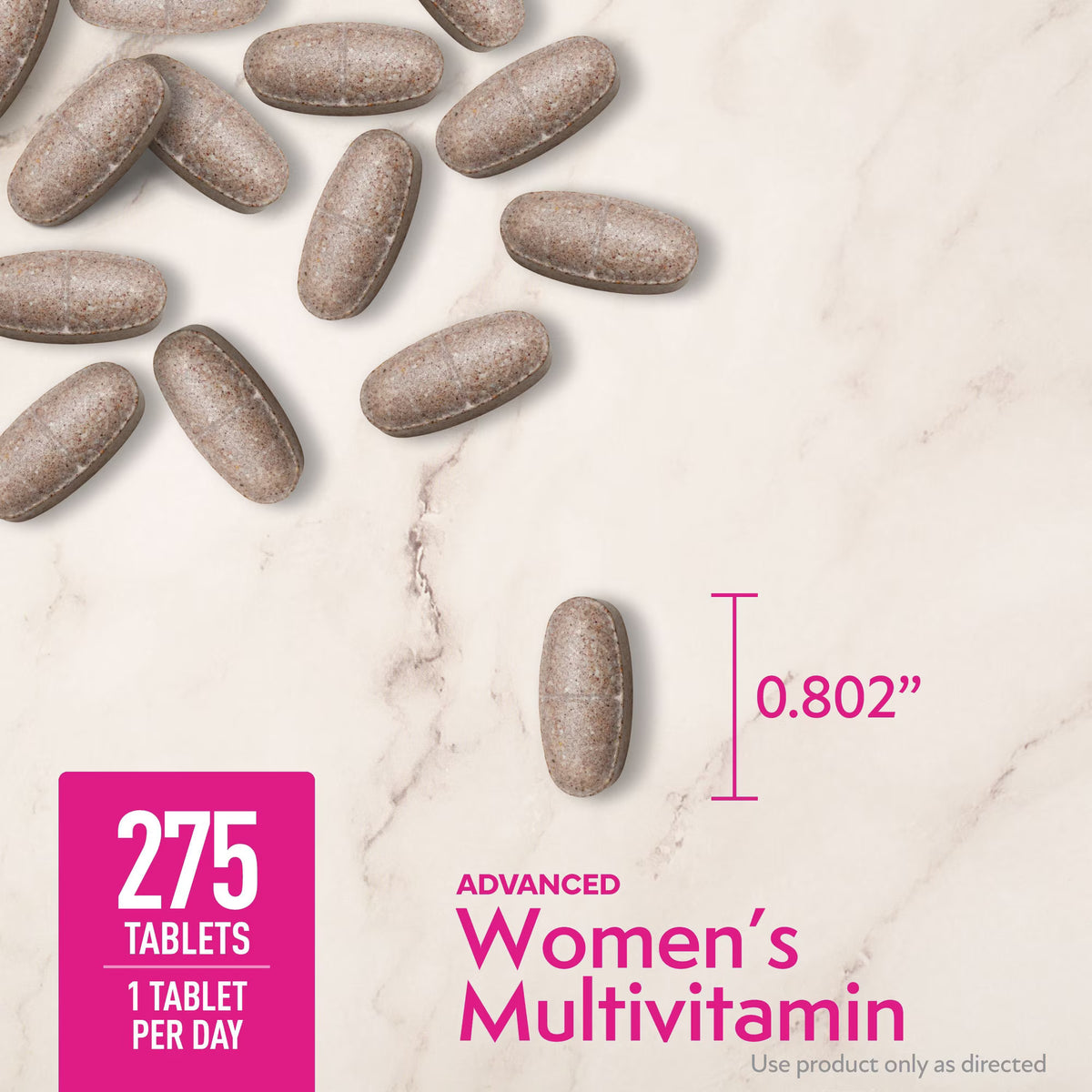 Member's Mark Advanced Women's Multivitamin Tablets, 275 ct.