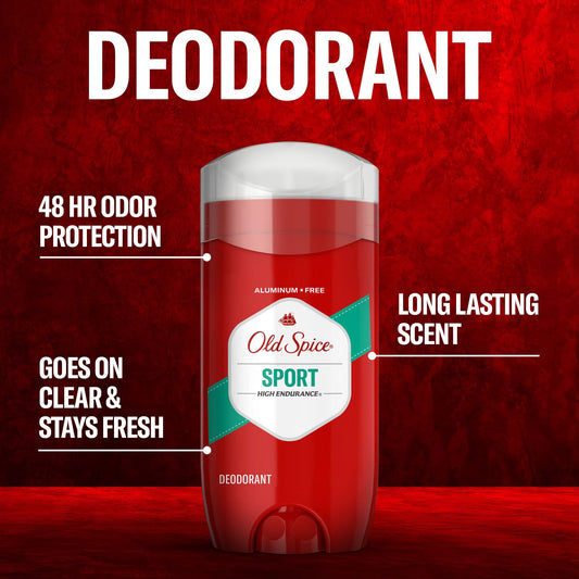 Old Spice High Endurance Deodorant, 48-Hr. Protection, Pure Sport, 3.0 oz., 1-Pack