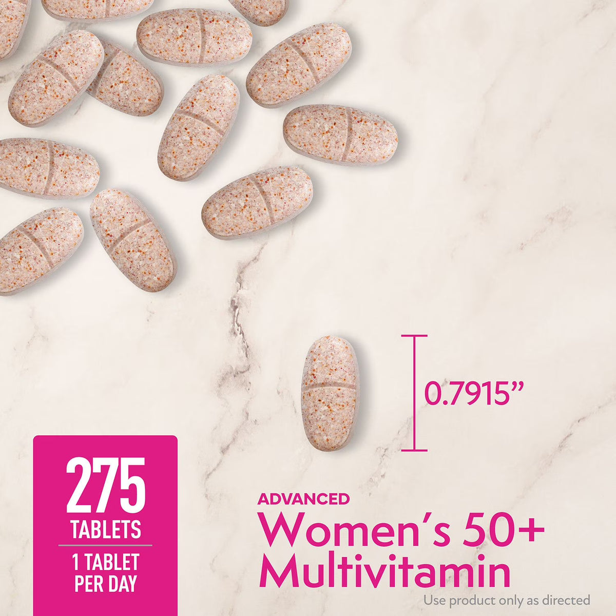Member's Mark Advanced Women's 50+ Multivitamin Tablets, 275 ct.