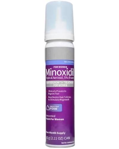Women's Minoxidil by Perrigo Hair Regrowth Treatment 2.11 fl oz, 6-pack, 1-Pack