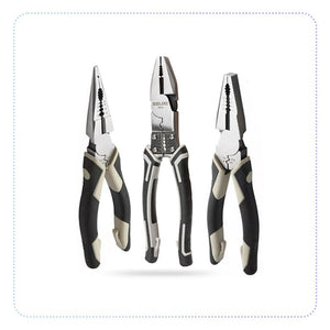 Multifunction Pliers Set-ဖြတ်/ဆက်/ညှပ်/ကွေးသုံးပလာရာ 3 လက်