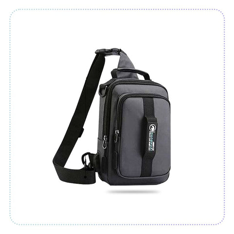 Anti Theft Waterproof Cross Bag-ရေစို/အကြမ်းခံ ဘေးသိုင်းလွယ်အိတ်