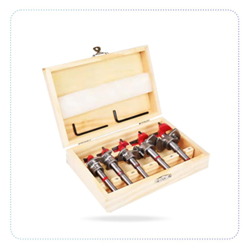 Positioning Woodworking Drill Bit Set-Drill သုံး သစ်သားအပေါက်ဖောက်ခေါင်းများ