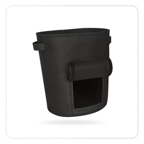 3 Size Felt Plant Grow Bags Nonwoven Fabric Garden Potato Pot Greenhouse Vegetable Growing Bags Moisturizing Vertical Tools-အပင်စိုက်အိတ်
