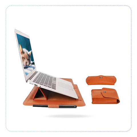 Multifunction Laptop Bag- Laptop တင်ဒေါက်ပါ Leather အိတ်