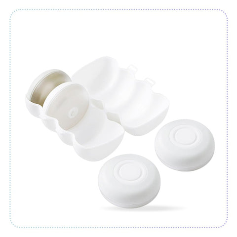 Push Type Travel Dispenser Set-သယ်ရလွယ် ဆပ်ပြာညှစ်ခွက် အစုံ