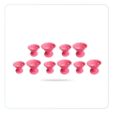 Heatless Hair Curlers (10 Units)-အပူမလို ဆံပင်ကောက်ခွက်