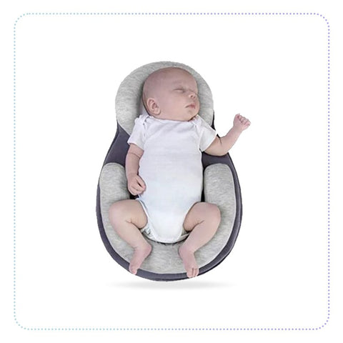 Newborn Anti Eccentric Correction Pillow Sleeping Positioning Cushion Anti Roll Flat Infant Baby Mattress-ကလေးငယ် ပုံကျ ဖြုတ်၊ တပ်အိပ်ရာ