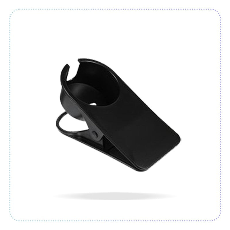 Drinking Cup Holder Clip,Desk Cup Holder,Table Edge Clamp Cup Holder,Place Water Glass, Coffee Mug, Beverage, Cell Phone.Best Office Accessories.（Black)-စားပွဲဘေး ခွက်တင်ညှပ်
