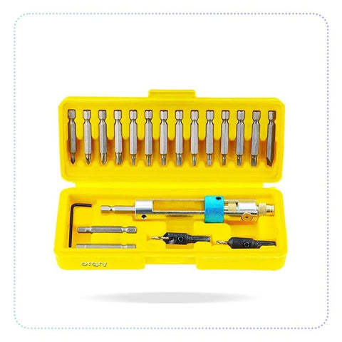High Speed Screwdriver Set-  2ဖက်လှည့် Drill တပ် စကူဖြုတ်/တပ်တံ ခေါင်းမျိုးစုံဘူး