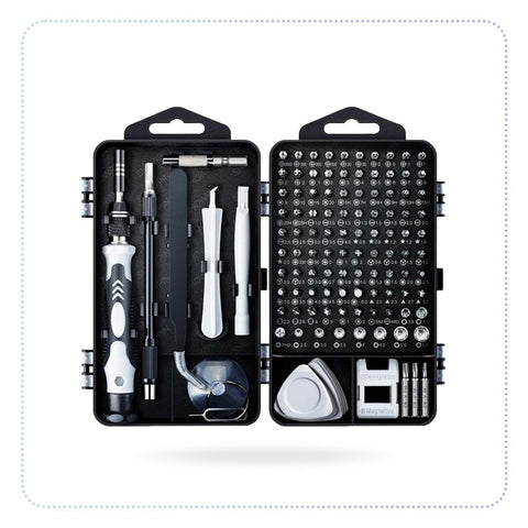 122 in 1 Screwdriver Set Precision Torx Magnetic Bits Hex Bit Handle Mobile Phone Repair Screwdriver Kit Hand Tools-စက်ပြင်ပစ္စည်း 115 မျိုးပါအစုံဘူး