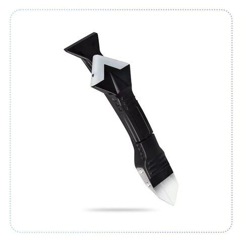 5 in 1 Silicone Scraper, Caulking Remover, Angle Knife, Beauty Seam Scraper, Beauty Sewing Tool, 4 Pieces, Glue Floor Mold Removal Tool-ဆီလီကွန်/ဆေးကော် ခွာ ကပ်သုံးအတံ