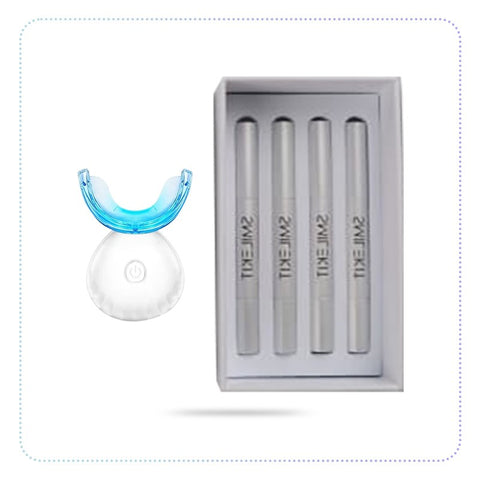 Teeth Whitening Kit, Teeth Whitening Gel with LED Accelerator Light-သွားဖြူ အံကပ်စက်