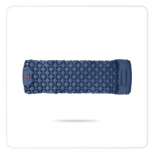 Hot Sale Rockbrook Air Pump Sleeping Mat Ultralight Camping Inflatable Mattress With Pillow-သယ်ရလွယ် လေထိုး တစ်ကိုယ်ရေမွေ့ရာ